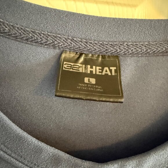 32 Degrees Women's Fleece Crewneck Pullover Sweatshirt, Blue, Large - Picture 3 of 8